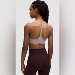 lululemon Flow Y Bra Size 8 milkshake